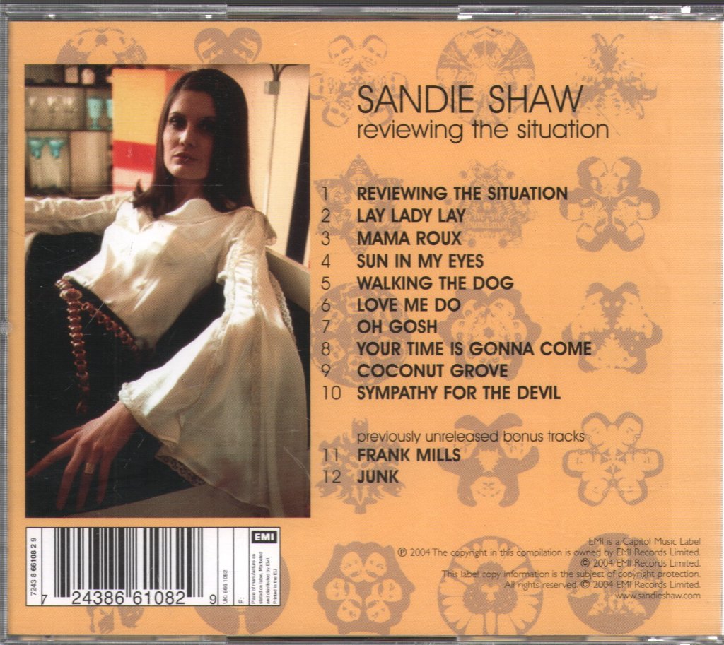 Sandie Shaw - Reviewing The Situation - Cd