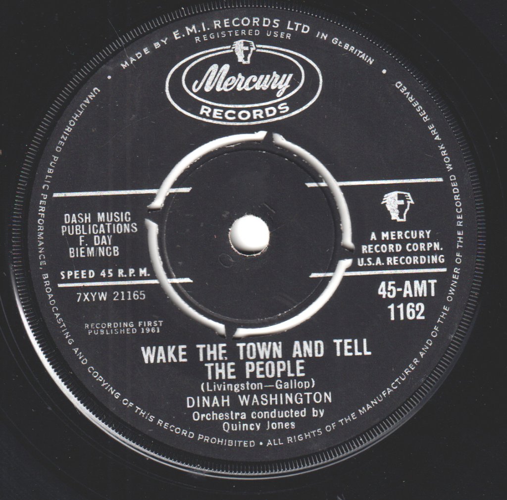 Dinah Washington - September In The Rain - 7 Inch