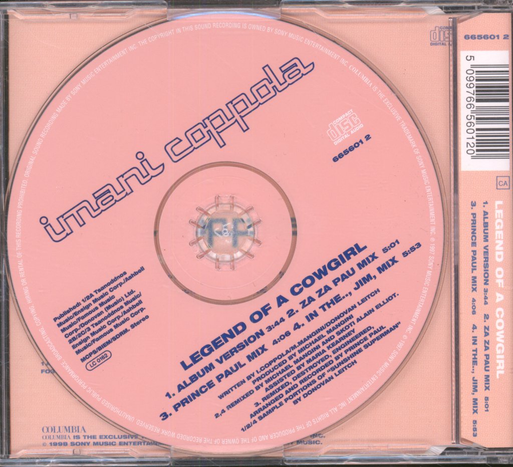 Imani Coppola - Legend Of A Cowgirl - Cd