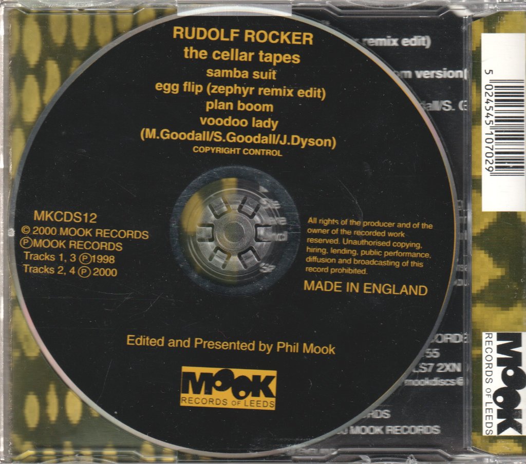 Rudolf Rocker - Cellar Tapes - Cd