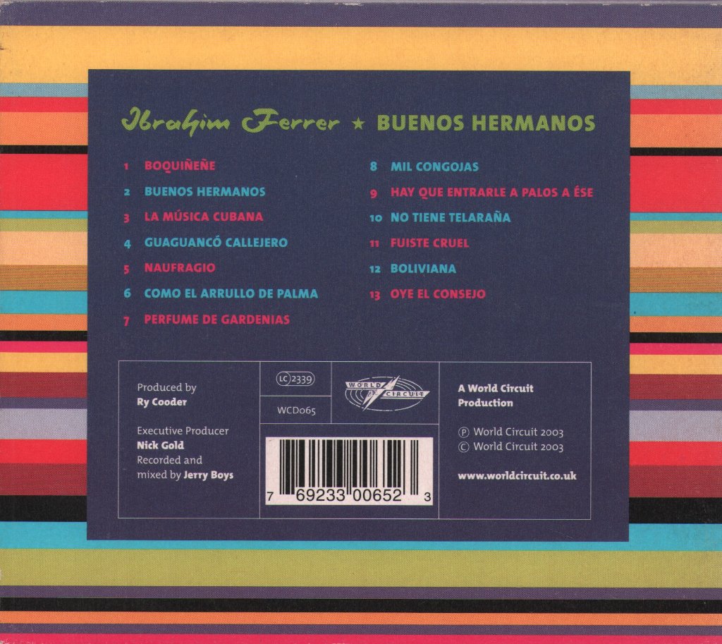 Ibrahim Ferrer - Buenos Hermanos - Cd