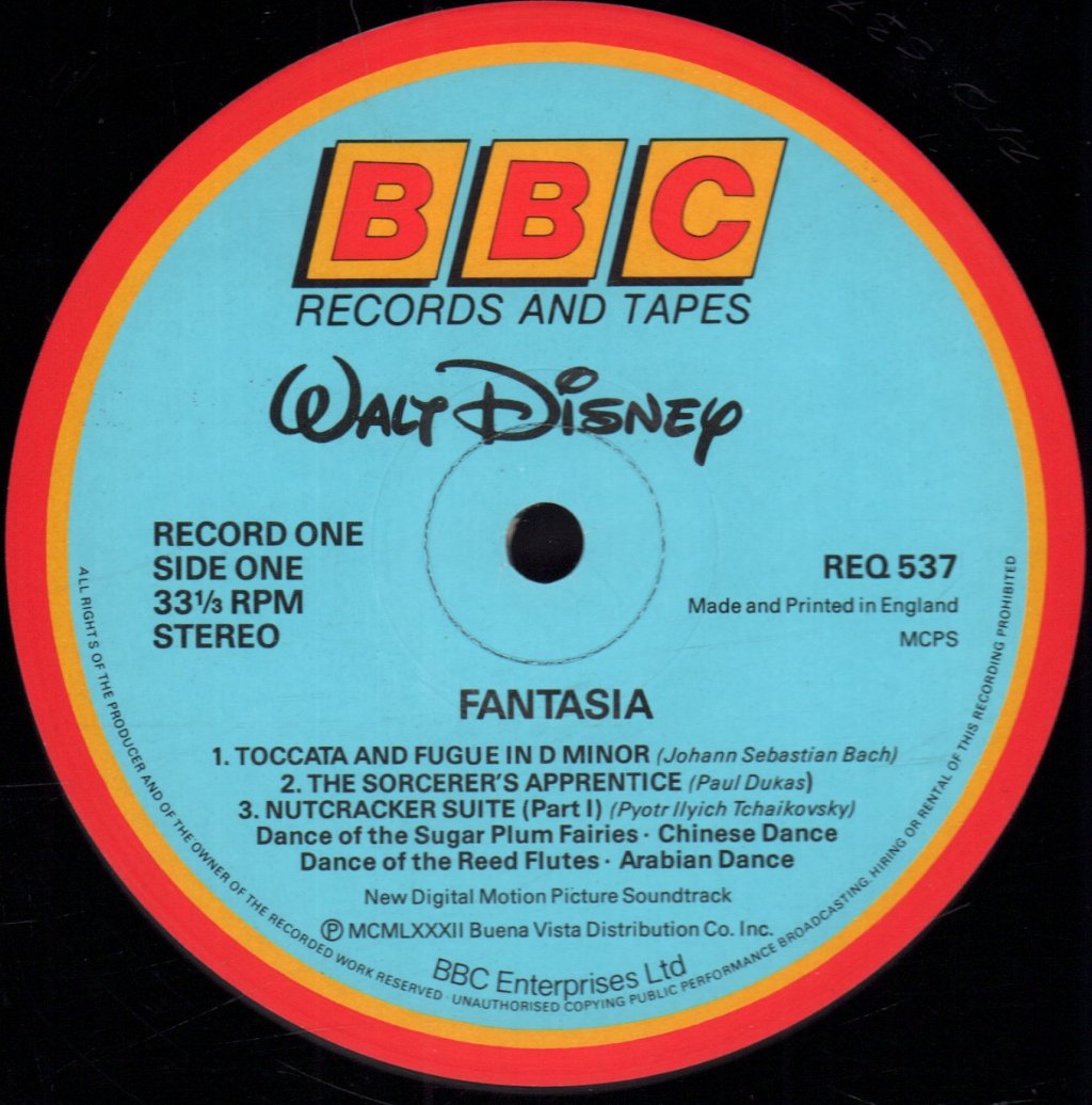 Walt Disney's Fantasia - New Digital Motion Picture Soundtrack - Lp