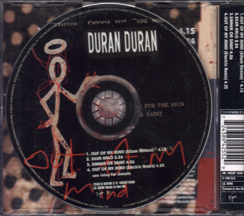 Duran Duran - Out Of My Mind - Cd