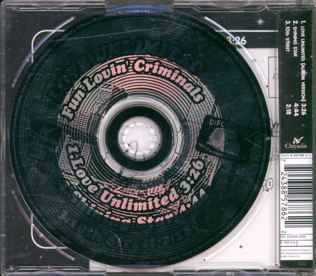 Fun Lovin' Criminals - Love Unlimited - Cd