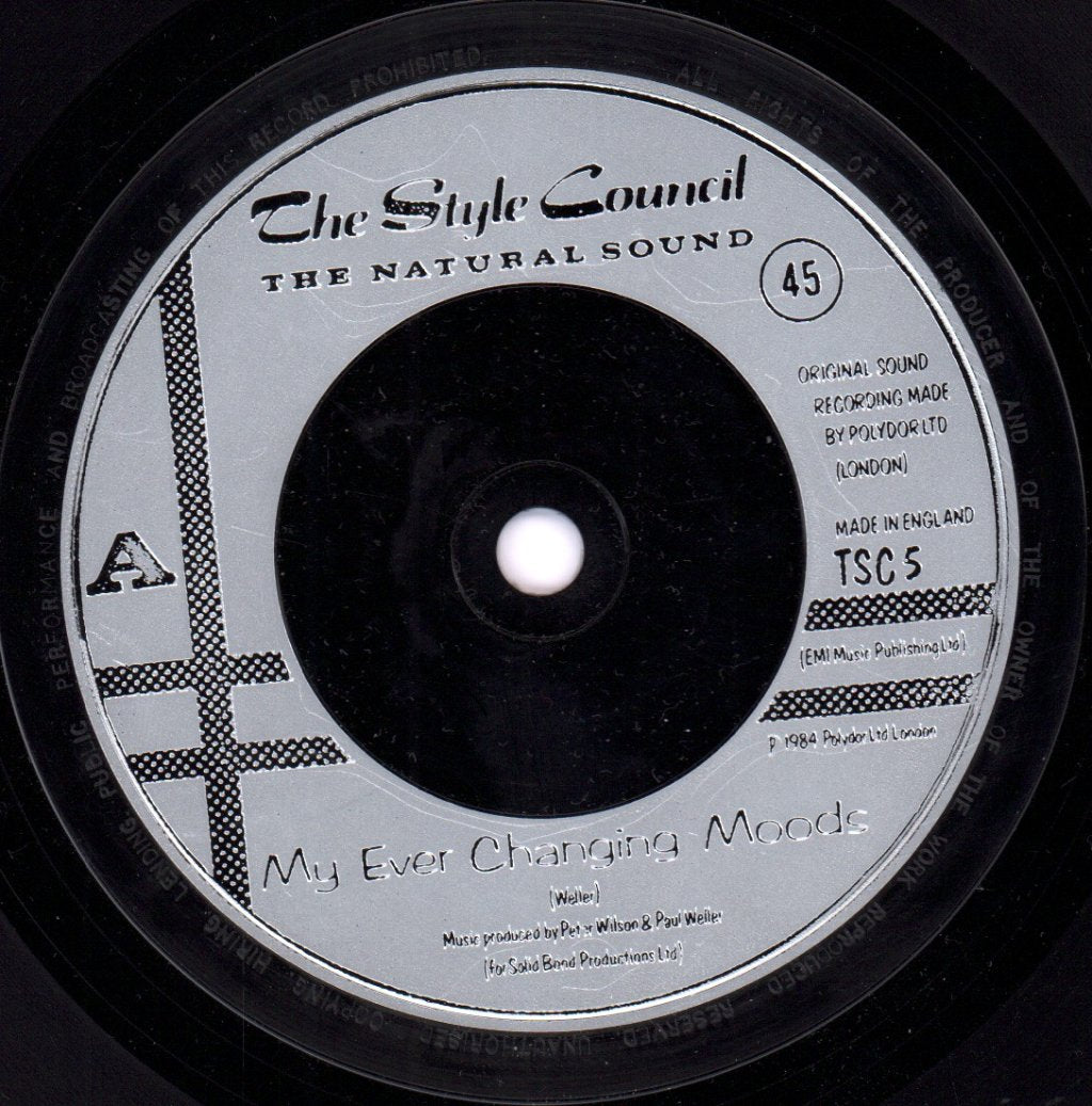 Style Council - My Ever Changing Moods - 7 Inch