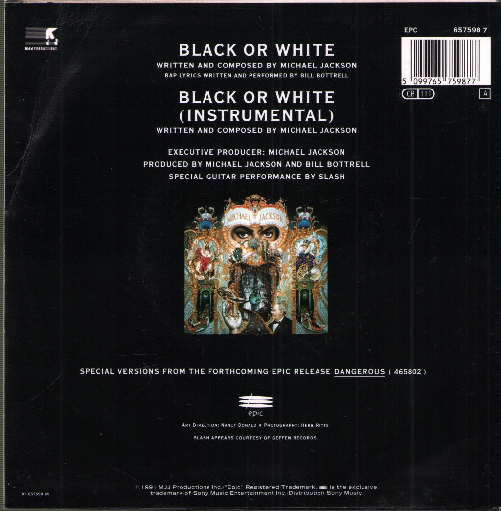 Michael Jackson - Black Or White - 7 Inch