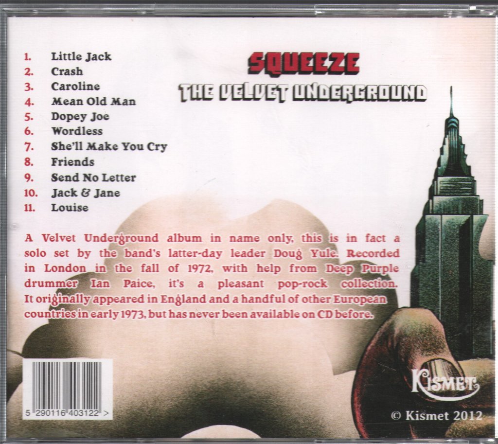 Velvet Underground - Squeeze - Cd
