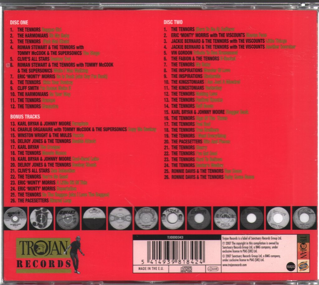 Tennors - Reggae Girl - Double Cd