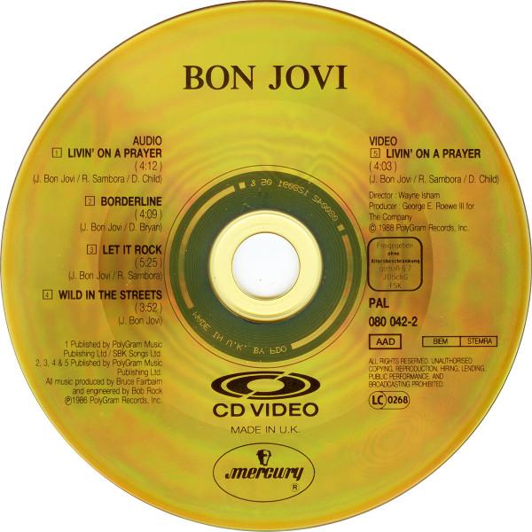 Bon Jovi - Livin' On A Prayer - Cd Video