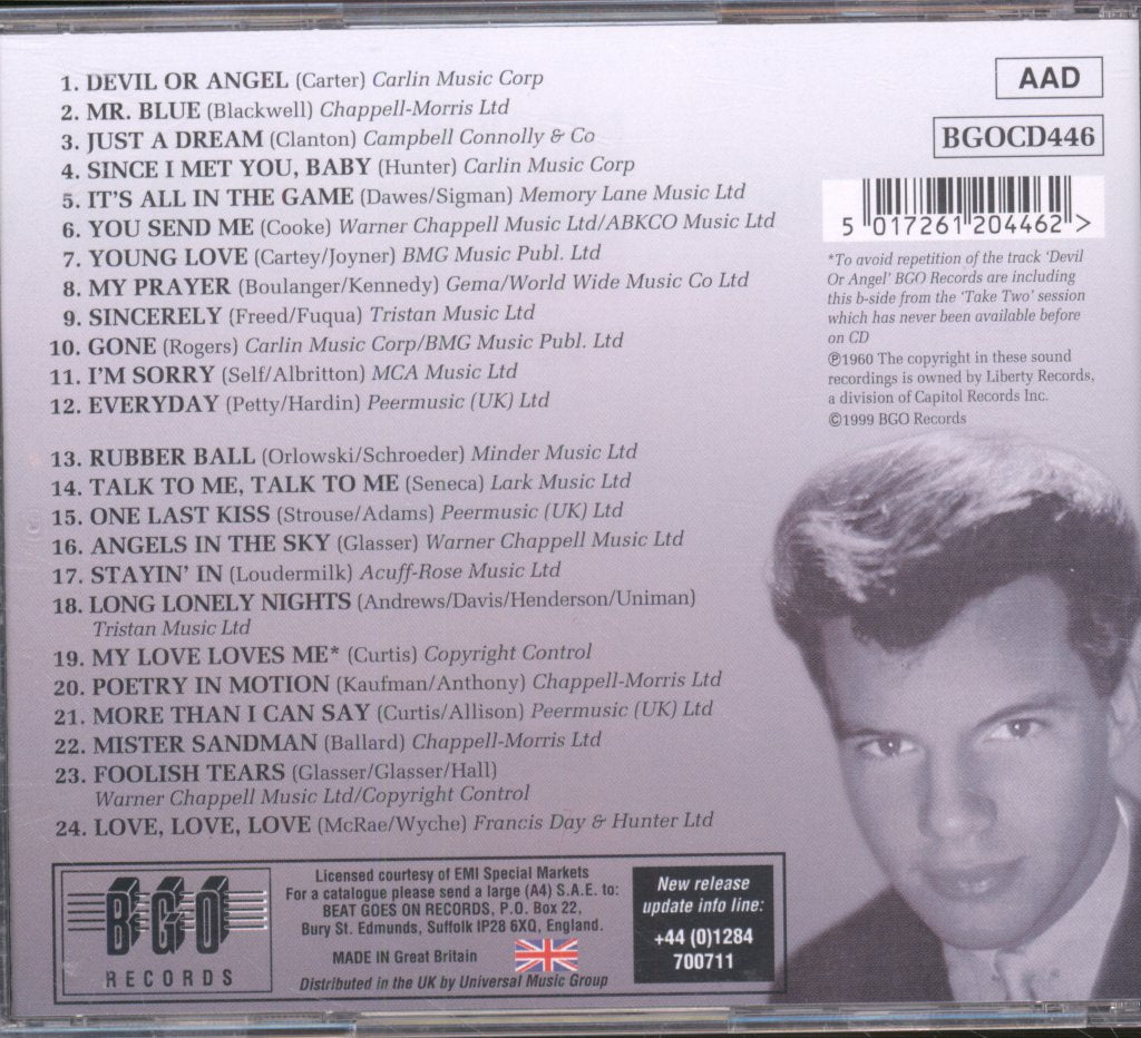 Bobby Vee - Bobby Vee Sings Your Favorites / Bobby Vee - Cd