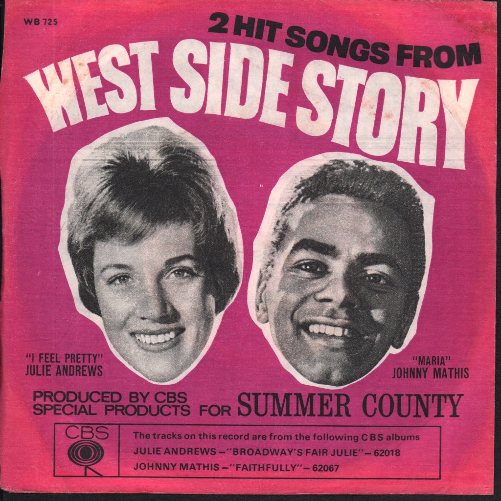 Julie Andrews/Johnny Mathis - I Feel Pretty/Maria - 7 Inch