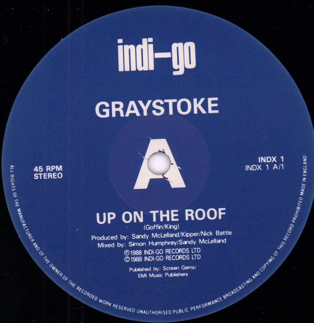 Graystoke - Up On The Roof - 12 Inch