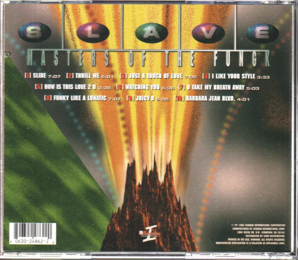 Slave - Masters Of The Fungk - Cd