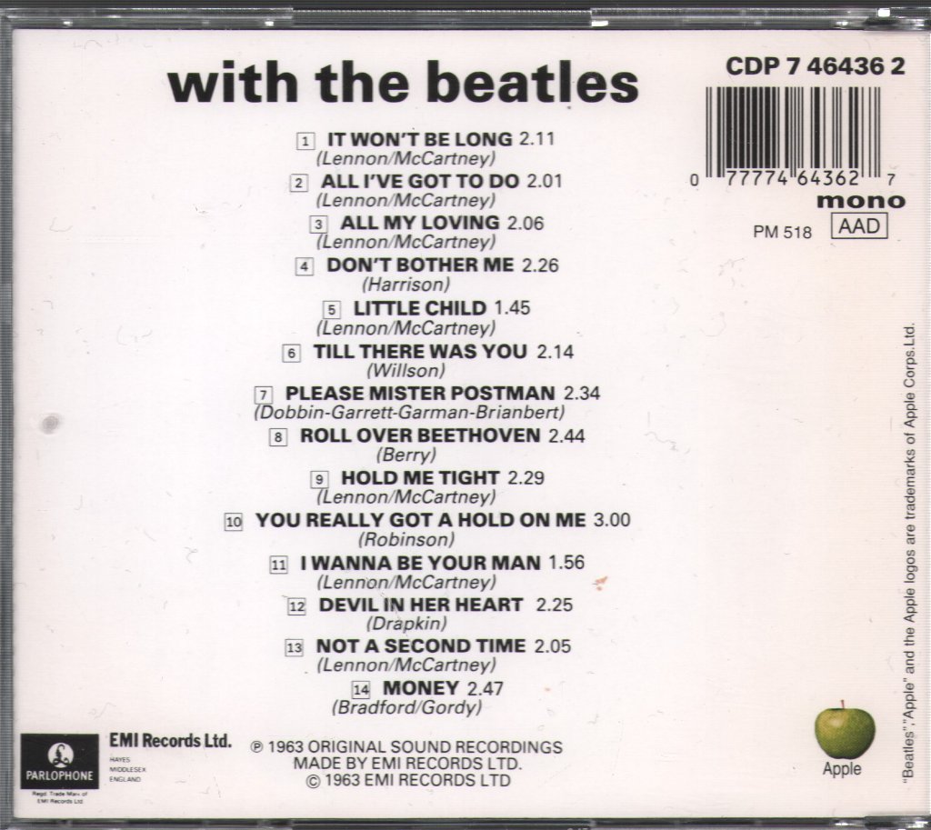 Beatles - With The Beatles - Cd