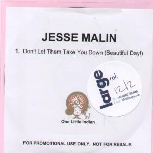 Jesse Malin - Don't Let Them Take You Down - Cdr