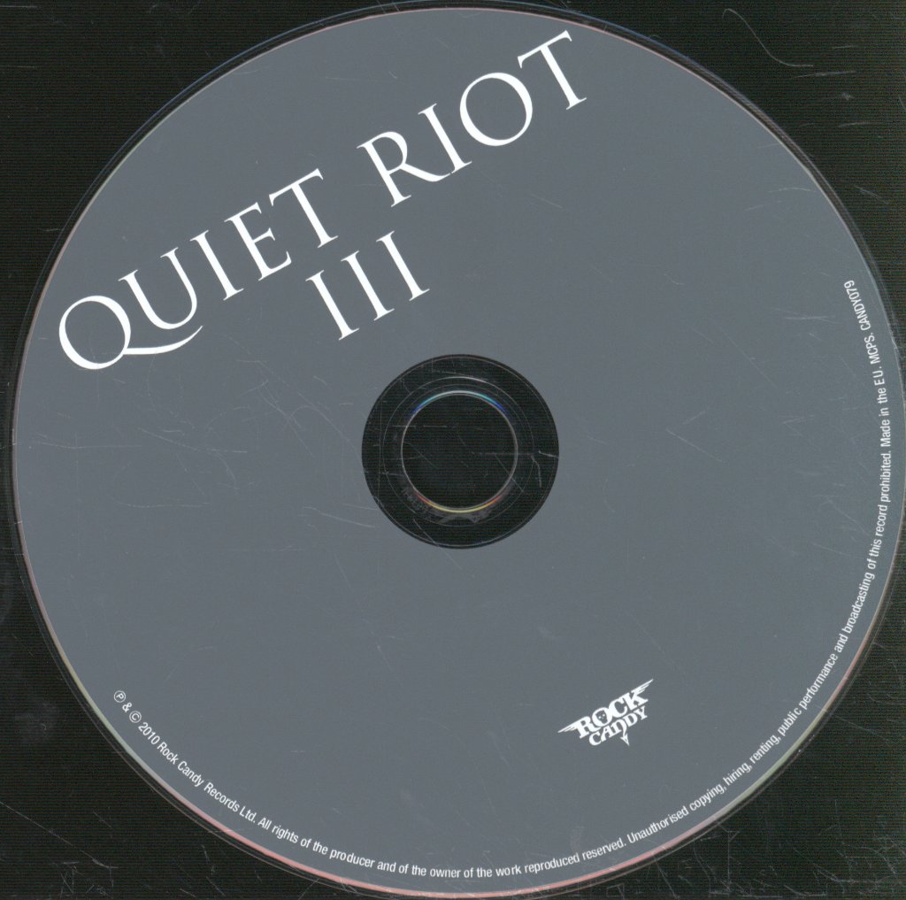 Quiet Riot - QR III - Cd