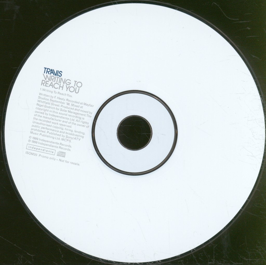Travis - Writing To Reach You - Cd