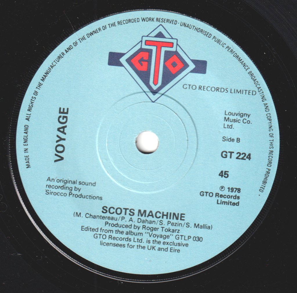 Voyage (70'S Group) - From East To West - 7 Inch