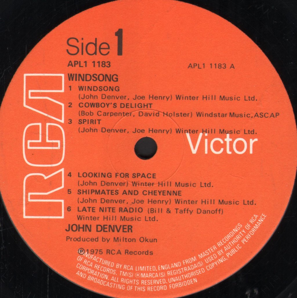 John Denver - Windsong - Lp
