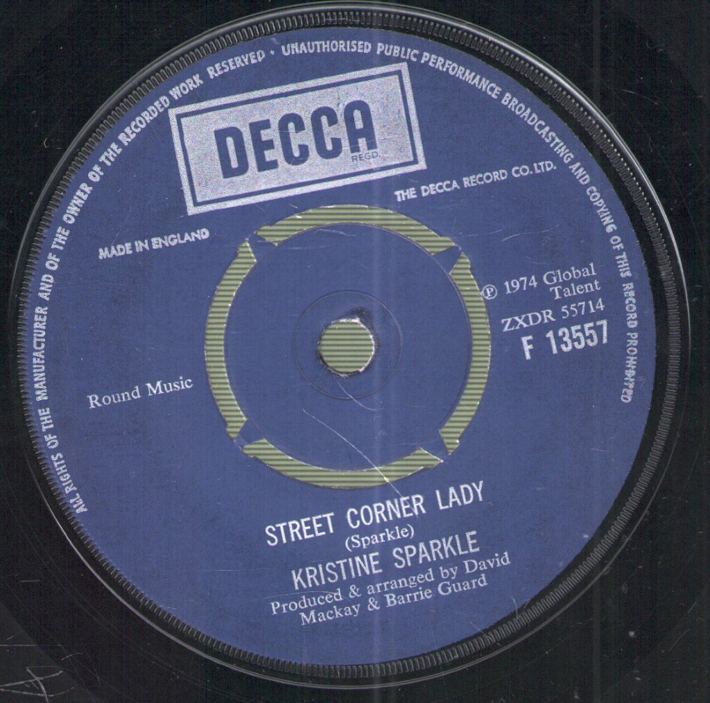 Kristine Sparkle - Gone But Not Forgotten - 7 Inch