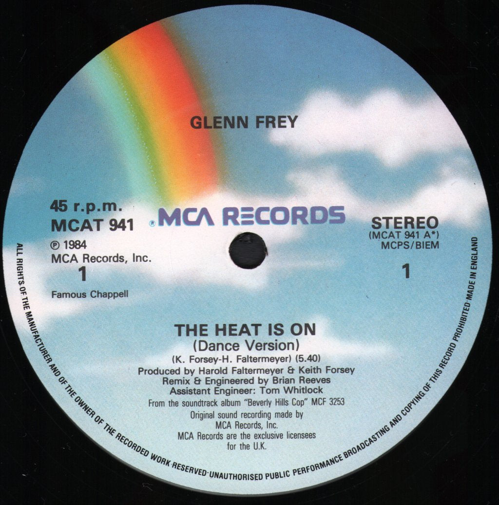 Glenn Frey - Heat Is On - 12 Inch