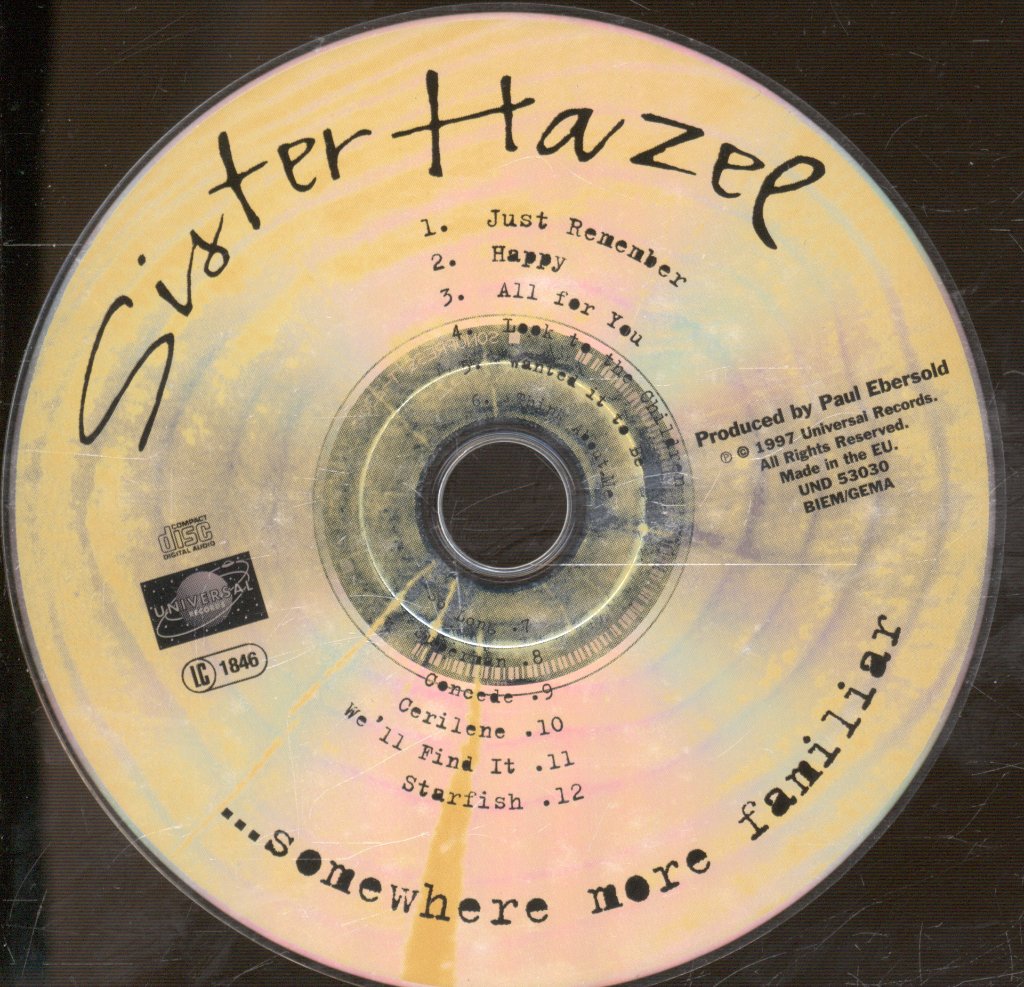 Sister Hazel - Somewhere More Familiar - Cd