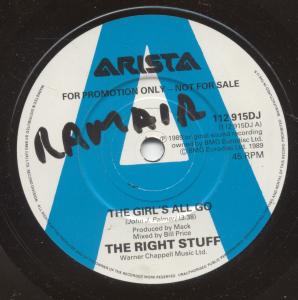 Right Stuff - Girl's All Go - 7 Inch