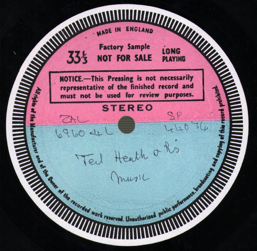 Ted Heath And His Music - Chartbusters - Lp