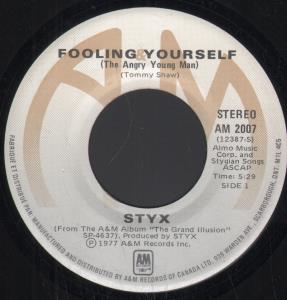 Styx - Fooling Yourself - 7 Inch