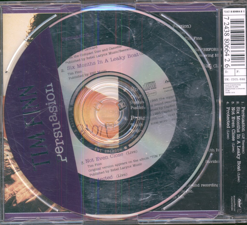 Tim Finn - Persuasion - Cd