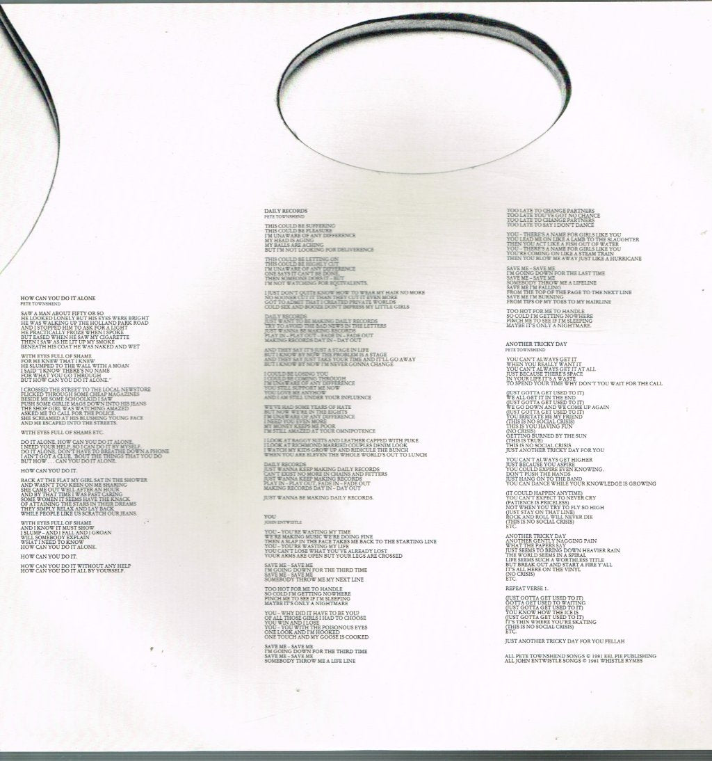 Who - Face Dances - Lp