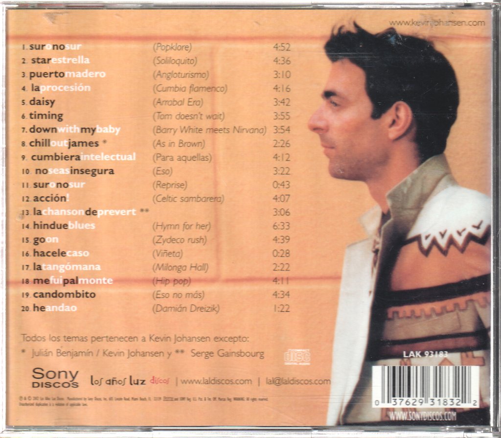 Kevin Johansen + The Nada - Sur O No Sur - Cd