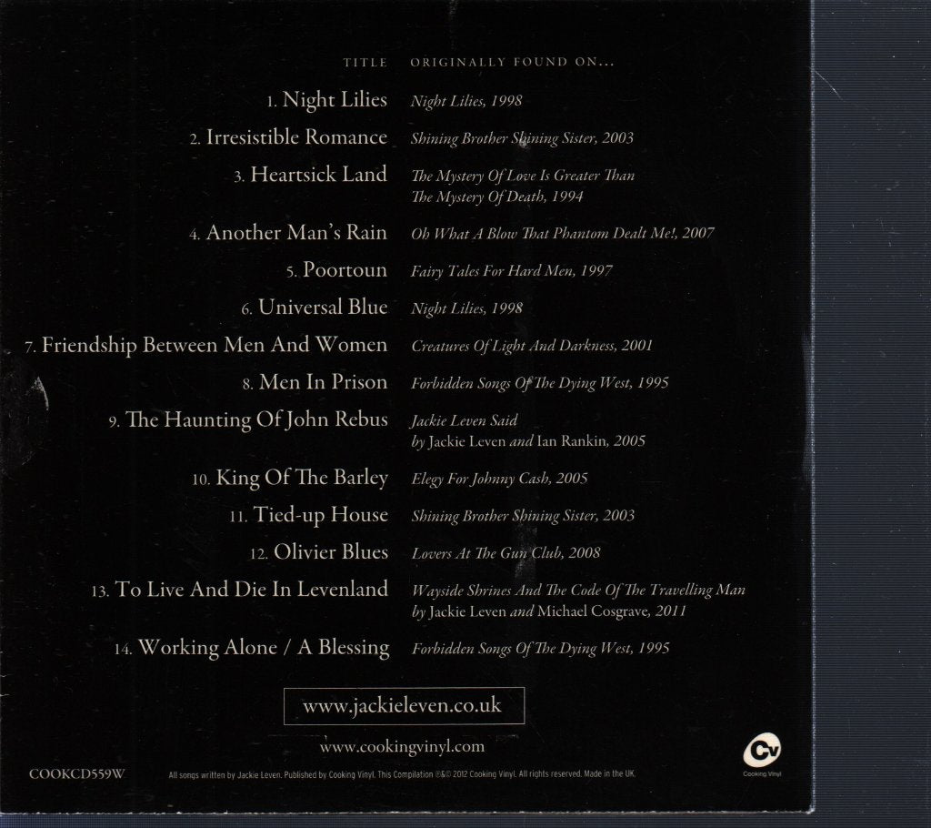 Jackie Leven - Heroes Can Be Any Size - An Introduction To Jackie Leven - Cd