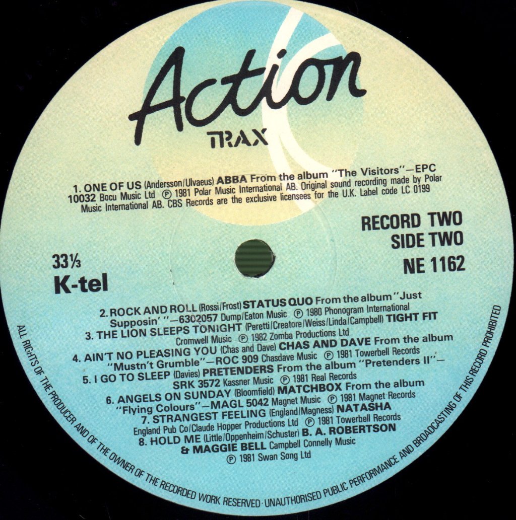 Various Artists - Action Trax 2 - Lp