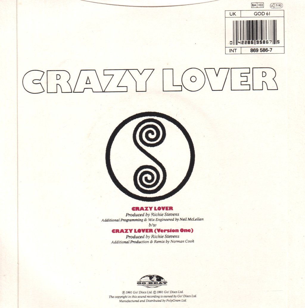 Sound Systemme - Crazy Lover - 7 Inch