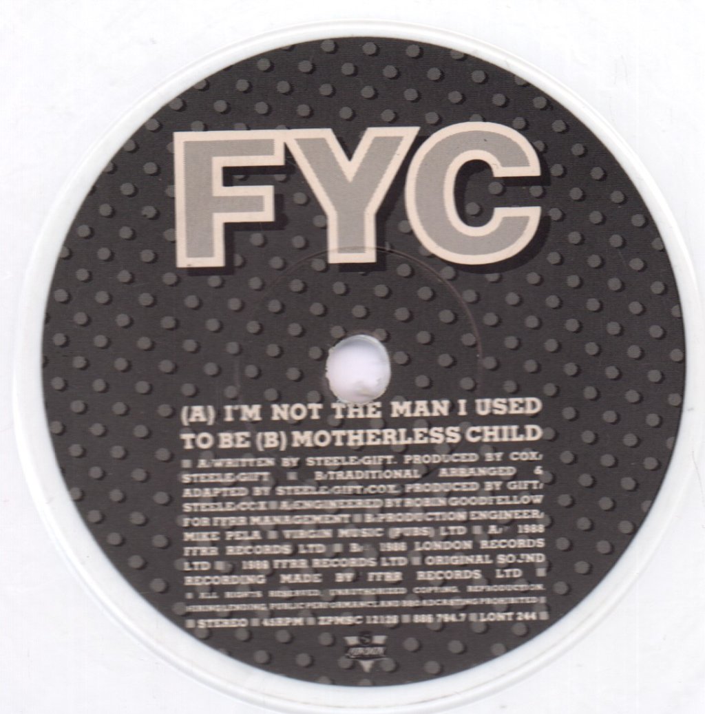 Fine Young Cannibals - I'm Not The Man I Used To Be - 7 Inch