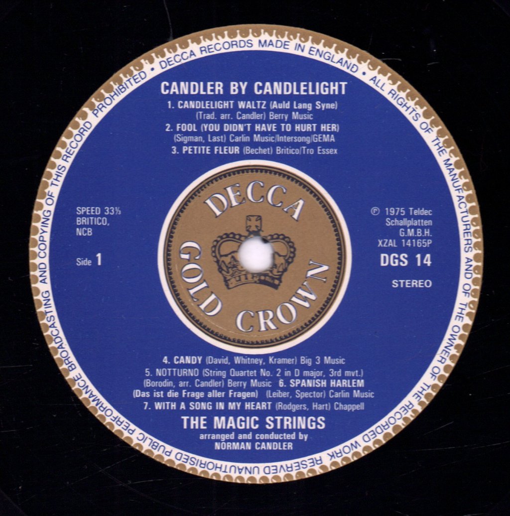 Magic Strings - Candler By Candlelight - Lp