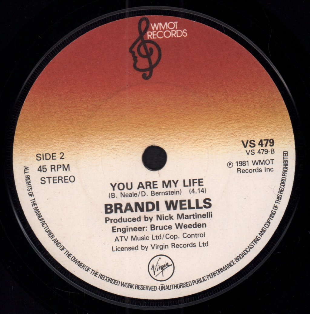 Brandi Wells - Watch Out - 7 Inch