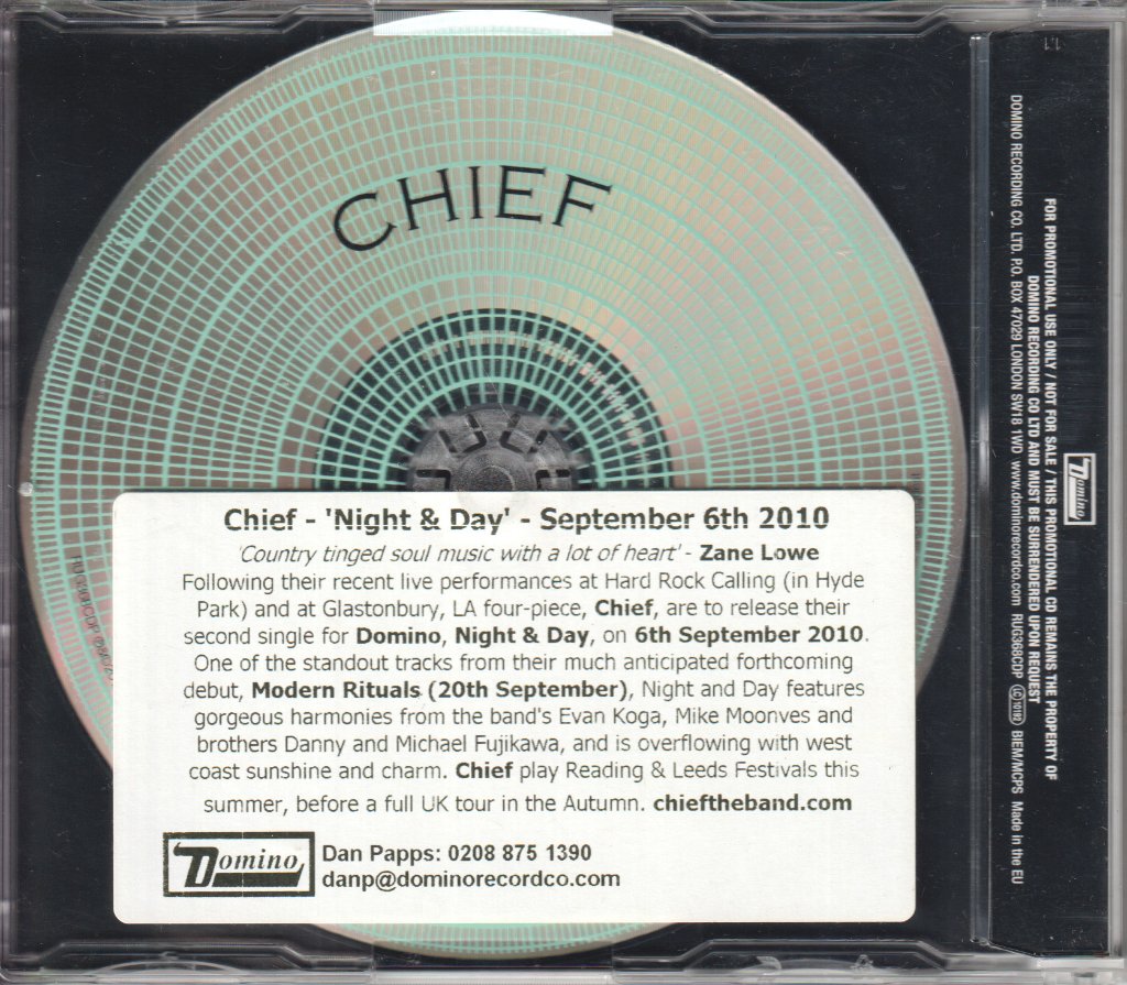 Chief (Indie Band) - Night & Day - Cd