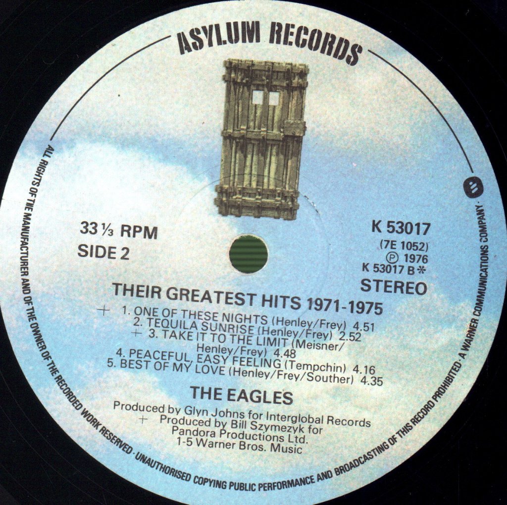 Eagles - Their Greatest Hits 1971-1975 - Lp