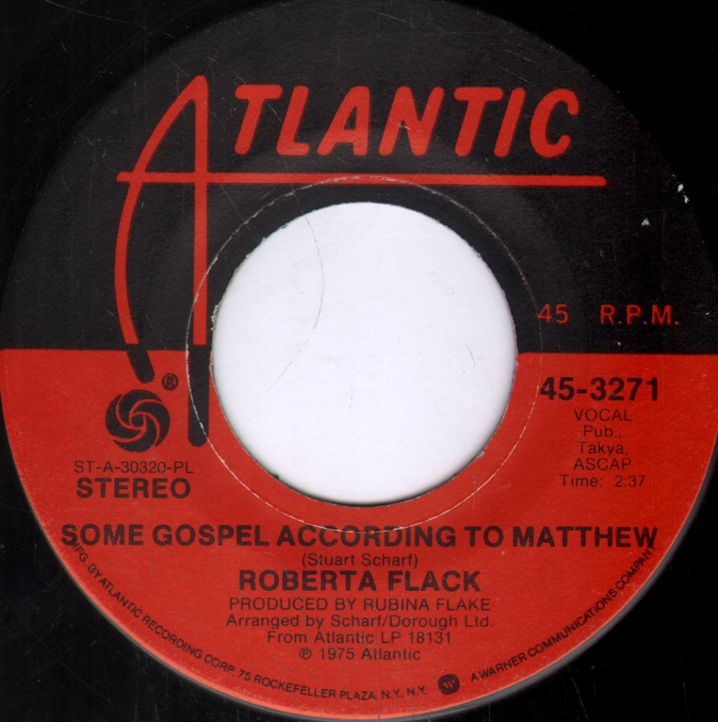 Roberta Flack - Feelin' That Glow - 7 Inch