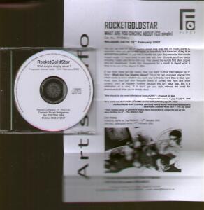 Rocketgoldstar - What Are You Singing About - Cdr