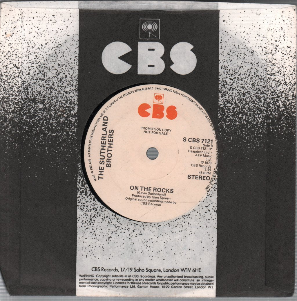 Sutherland Brothers - Easy Come Easy Go - 7 Inch