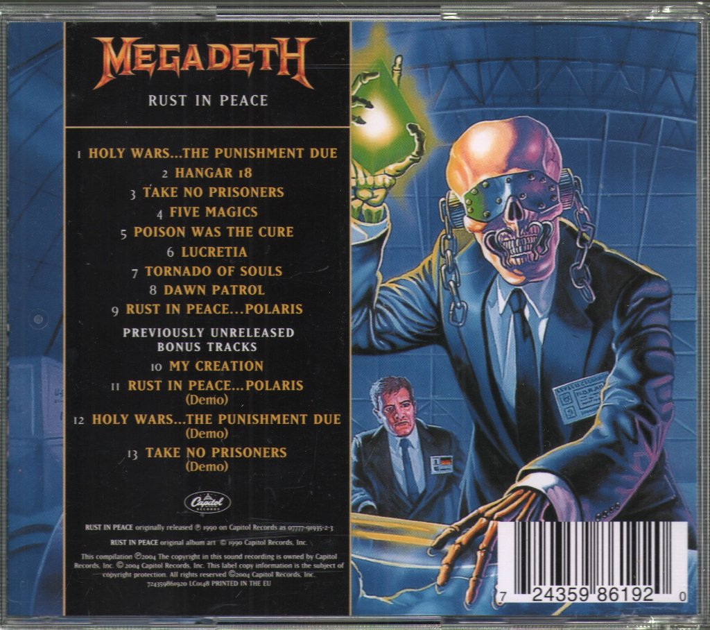 Megadeth - Rust In Peace - Cd