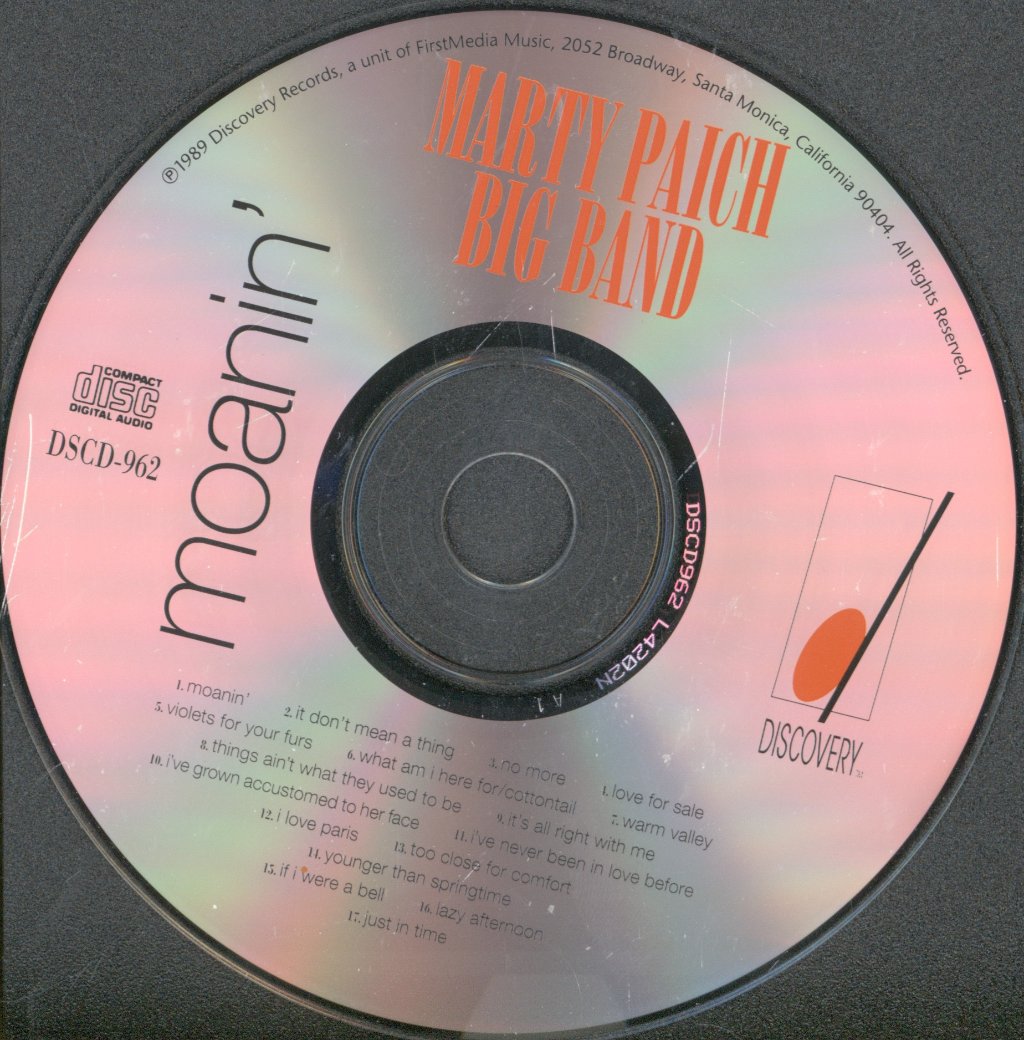Marty Paich Big Band - Moanin' - Cd