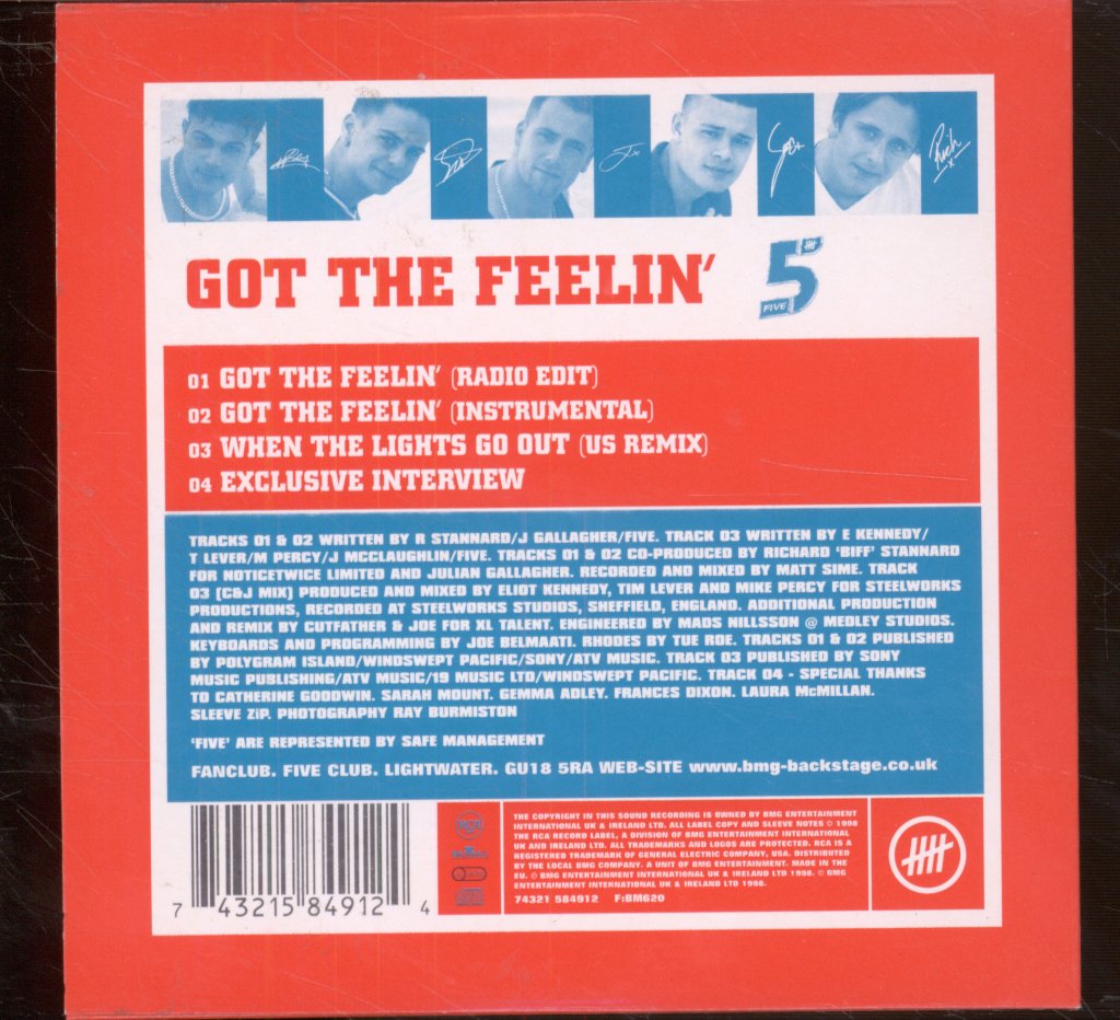 Five - Got The Feelin' - Cd