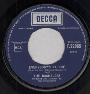 Bachelors - Everybody's Talkin' - 7 Inch