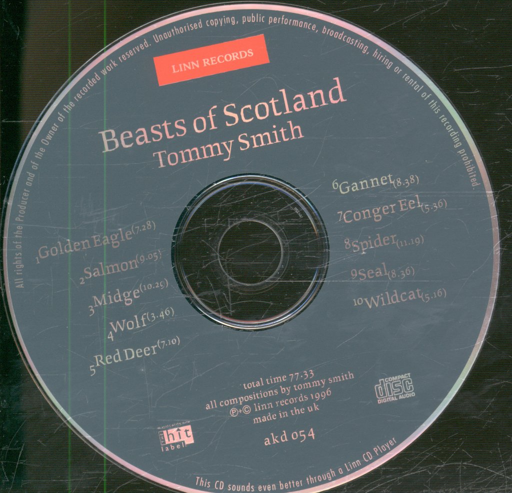 Tommy Smith - Beasts Of Scotland - Cd