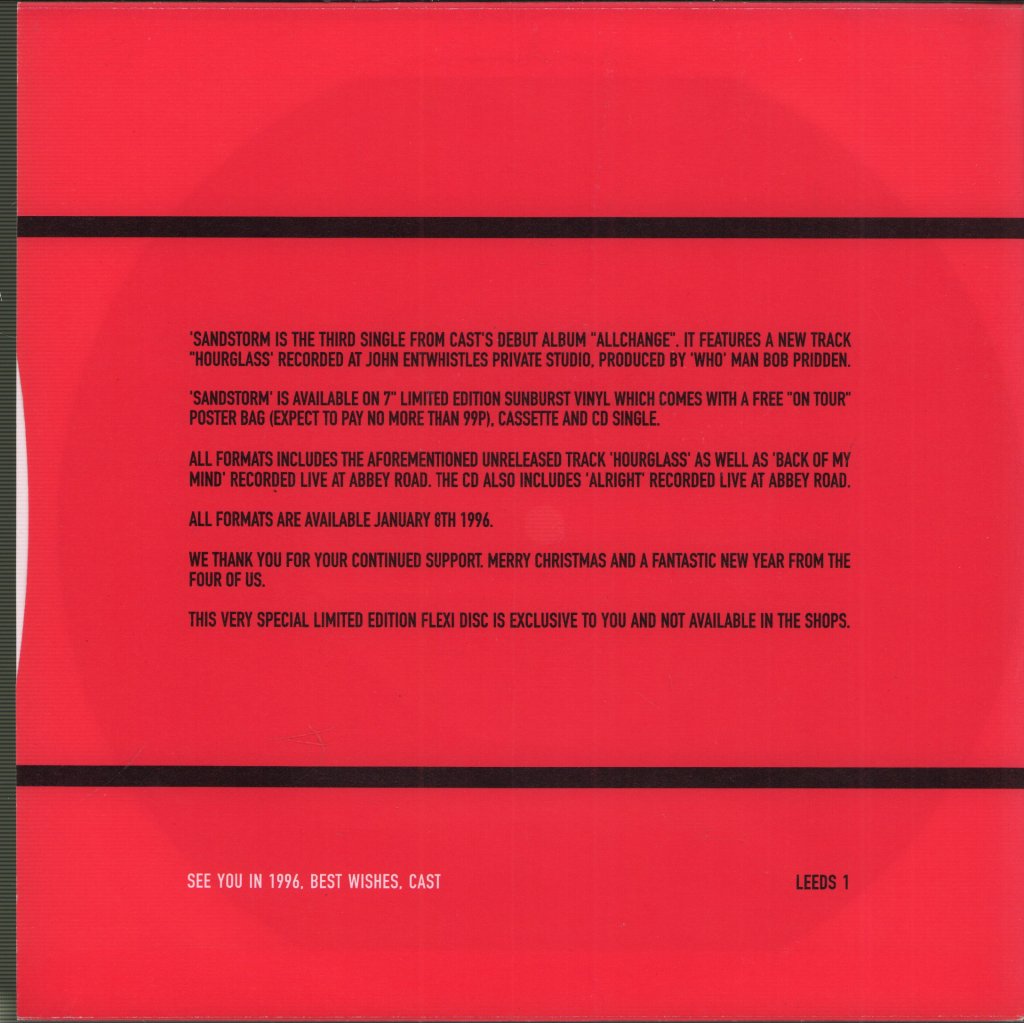 Cast - Tell It Like It Is (Live At Leeds University 30/10/95) - 7 Inch