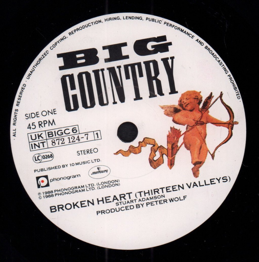 Big Country - Broken Heart - 7 Inch